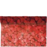 Bobina cuori decofibra h51cm 9mt Rosso